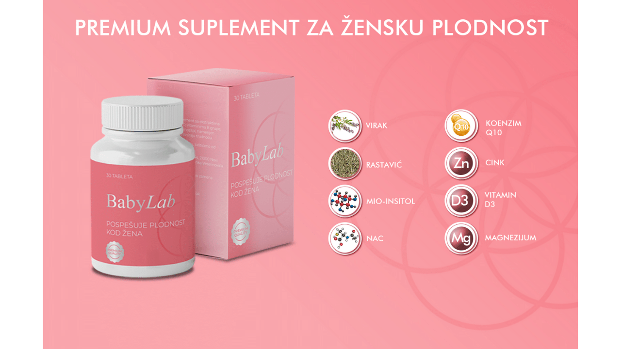 Tablete za plodnost kod žena BabyLab