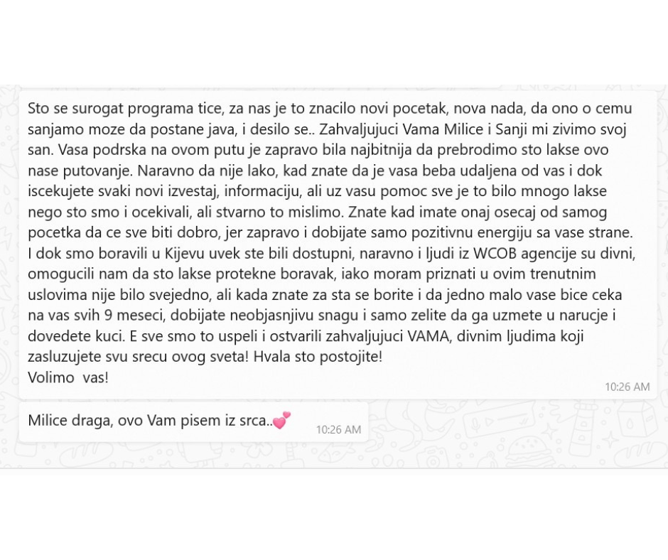 Suro Mitrovici za sajt iskustvo-sa-surogat-majkom