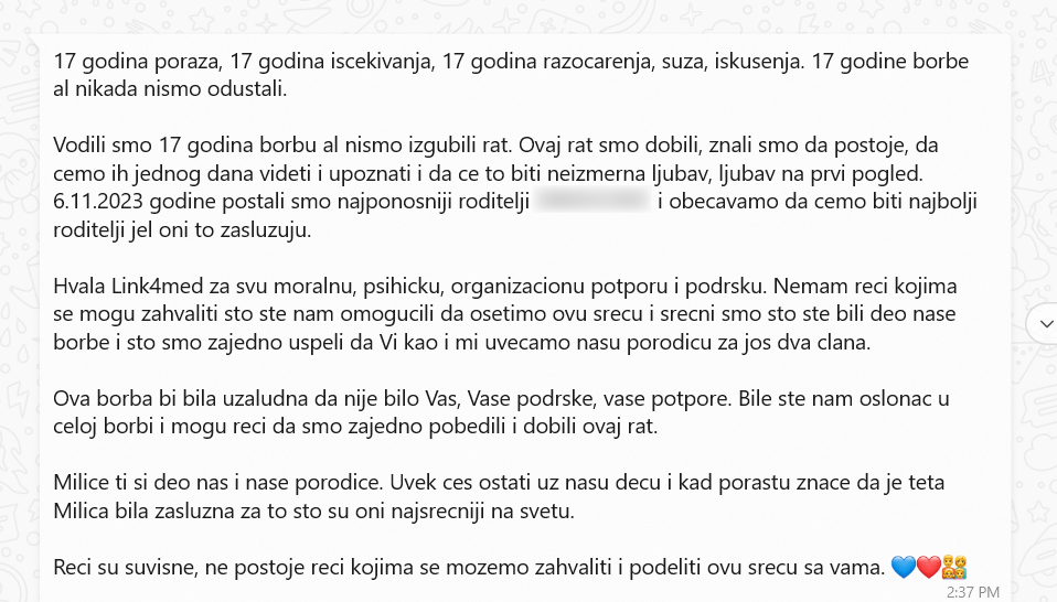 iskustvo pacijenta link4med iskustvo -pacijenta-link4med